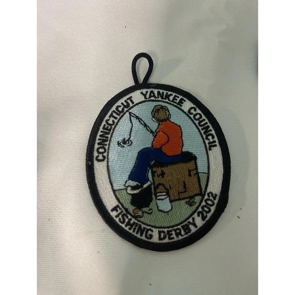Lot of 11 Connecticut Fish & Boat Commission Derby Embroidered Patches‎ 2000-